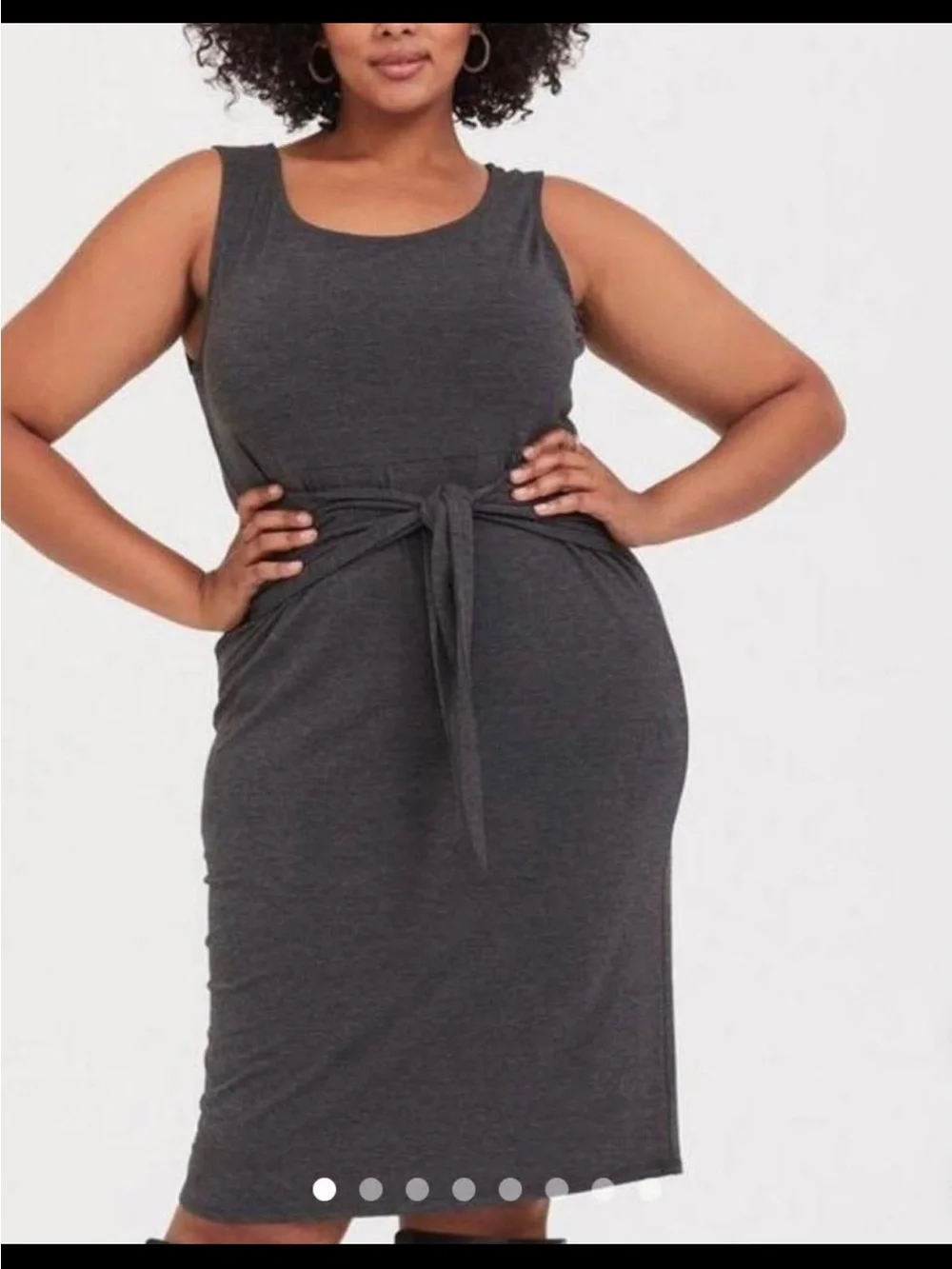 torrid NWT Black Sleeveless Tie-Front Mini Dress